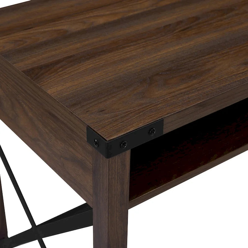 Middlebrook 42-inch Metal X Farmhouse Desk