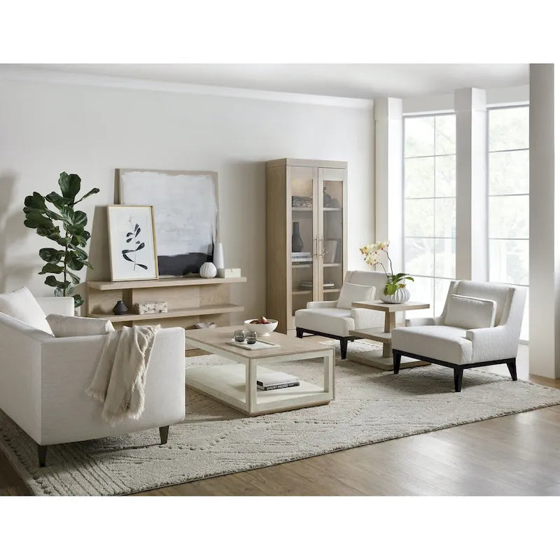 Cascade 52 Wide Casual Luxury Cocktail Coffee Table