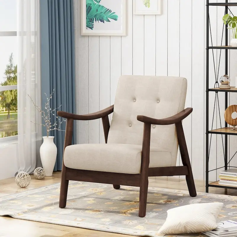 Chabani Mid-Century Modern Accent Chair by