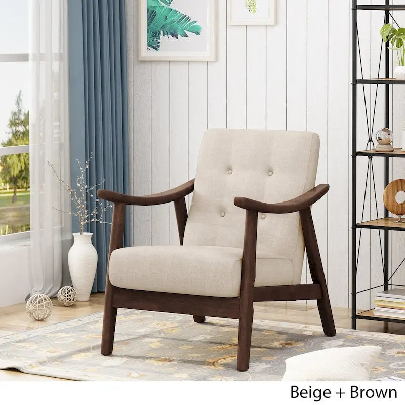 Chabani Mid-Century Modern Accent Chair by