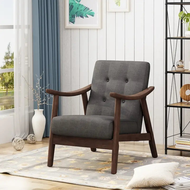 Chabani Mid-Century Modern Accent Chair by