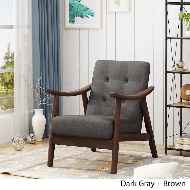 Chabani Mid-Century Modern Accent Chair by