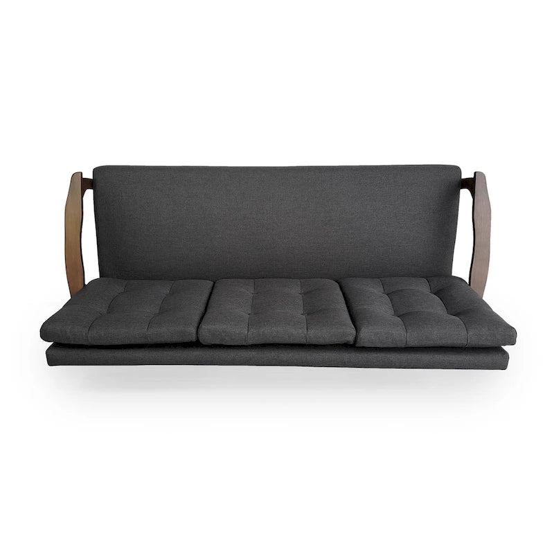 Aries Mid-century 2-piece Fabric Sofa Set by