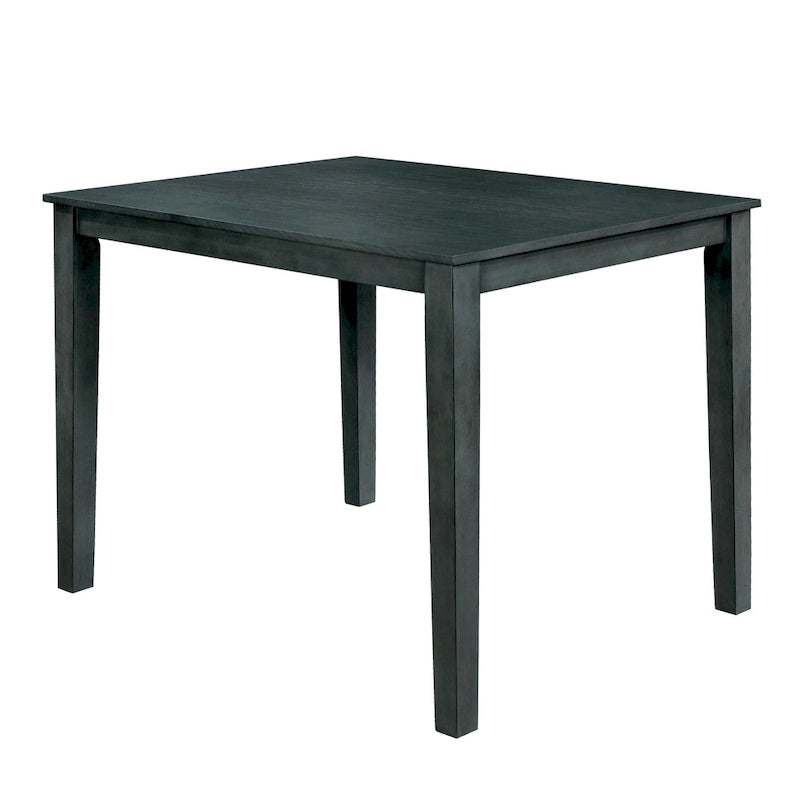 Yevana Contemporary Solid Wood 5-Piece Counter Height Dining Set by