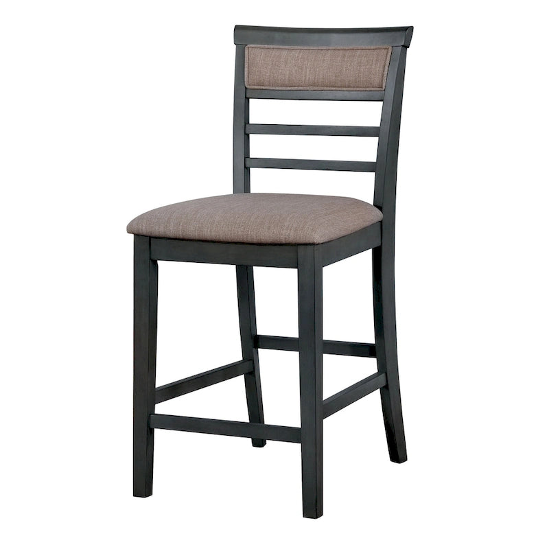 Yevana Contemporary Solid Wood 5-Piece Counter Height Dining Set by