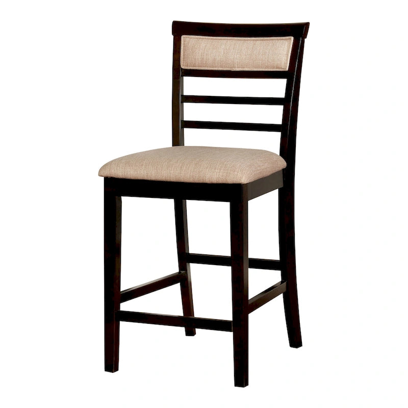 Yevana Contemporary Solid Wood 5-Piece Counter Height Dining Set by