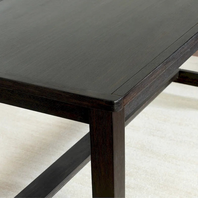 Muzzi Contemporary 6-Piece Dining Set, Dining Table with 4 Stylish Chairs and a Bench