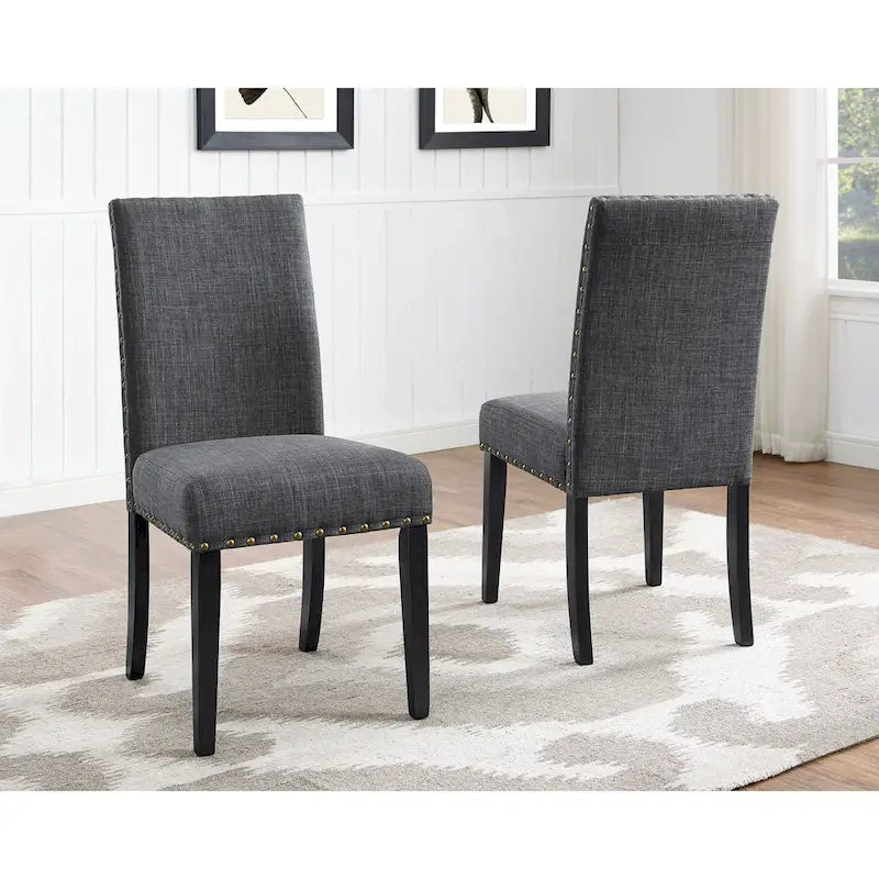 Muzzi Contemporary 6-Piece Dining Set, Dining Table with 4 Stylish Chairs and a Bench