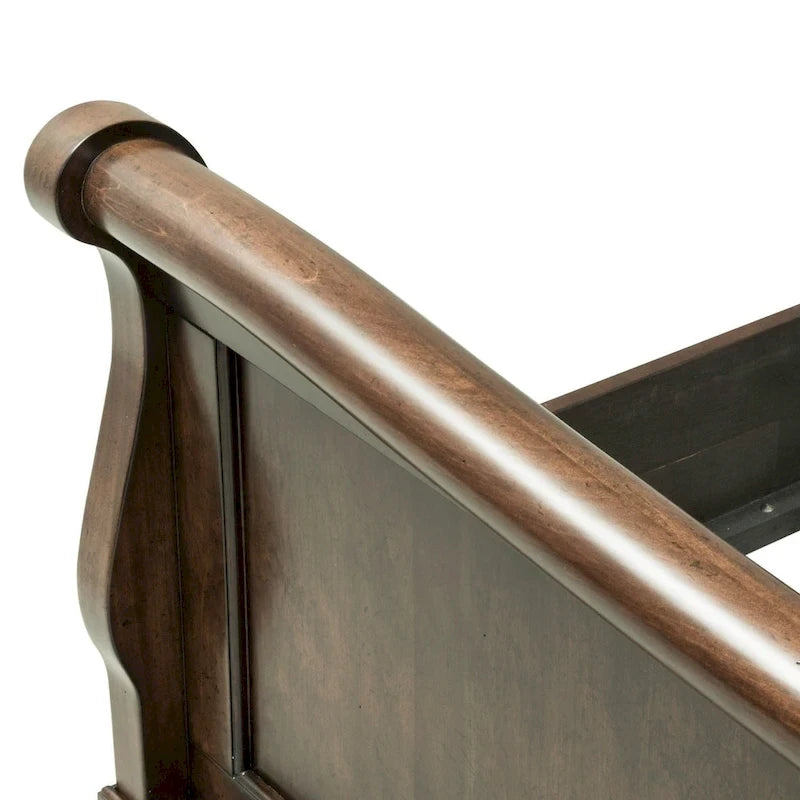 Rustic Traditions Sleigh Bed in Rustic Cherry