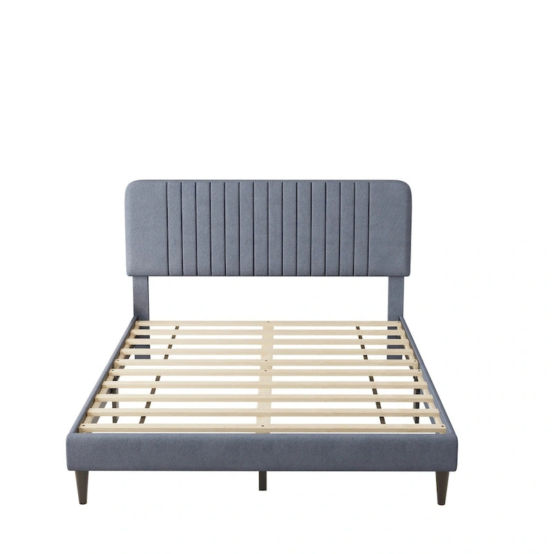 Queen Size Upholstered Platform Bed