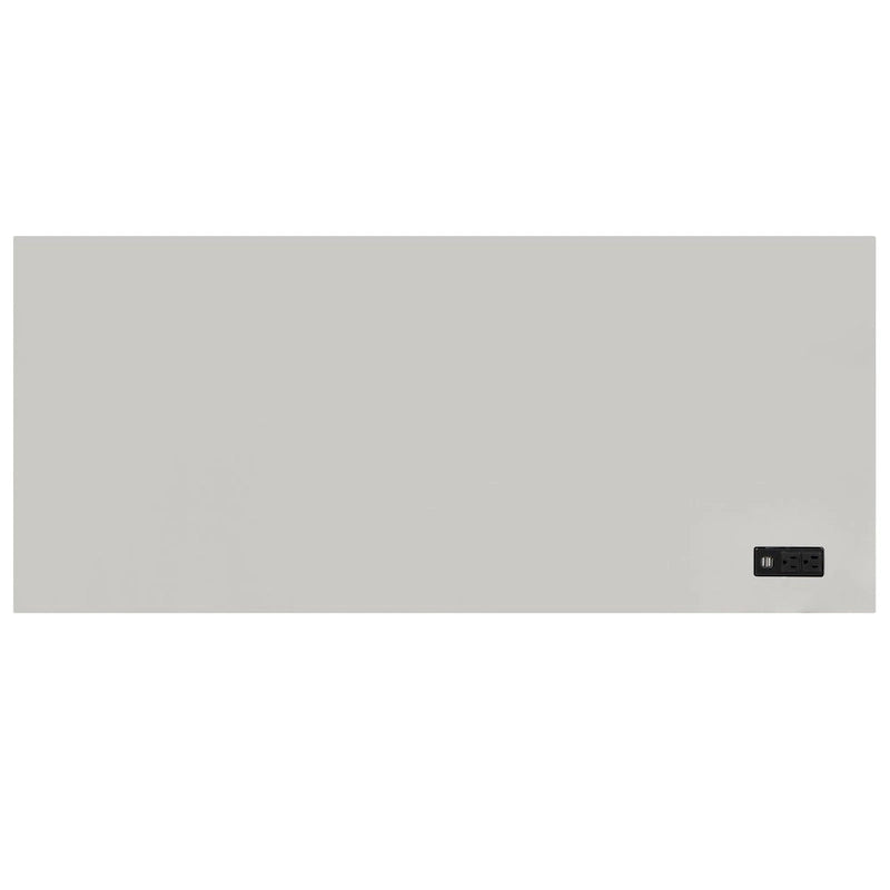 Foli Transitional 47-inch Wood 2-Drawer Desk with USBs and Power Outlets by