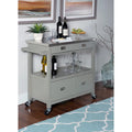 Julianna Stainless Steel Kitchen Cart