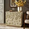 Emiri 35 Wide 2-Door Hand-Painted Accent Cabinet by 