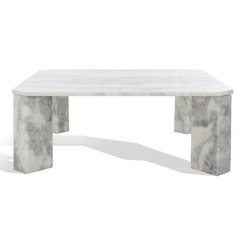 Couture Elseline Marble Top Square Coffee Table - 40 In. W x 40 In. D x 15 In. H - 40Wx40Dx15H