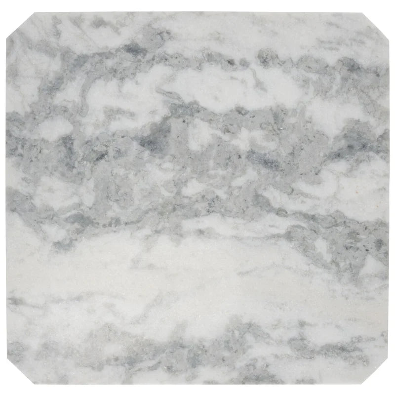 Couture Elseline Marble Top Square Coffee Table - 40 In. W x 40 In. D x 15 In. H - 40Wx40Dx15H