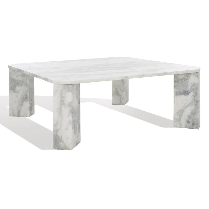 Couture Elseline Marble Top Square Coffee Table - 40 In. W x 40 In. D x 15 In. H - 40Wx40Dx15H